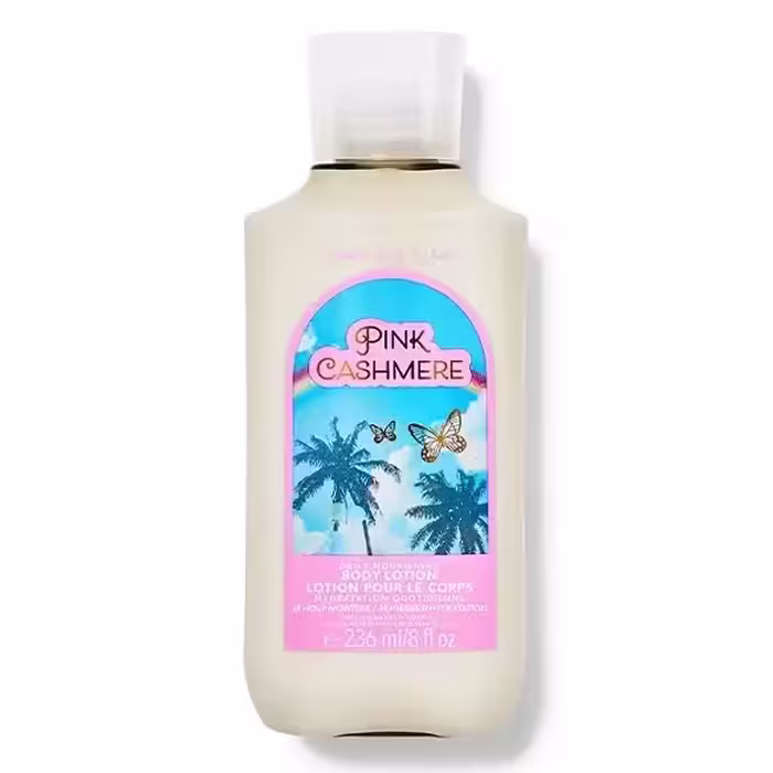 لوسیون بدن معطر بث اند بادی وورکس Bath and Body Works رایحه Pink Cashmere حجم 236 میل