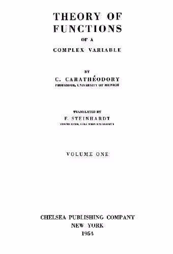 خرید و دانلود نسخه کامل کتاب Theory of Functions of a Complex Variable, 2 Volumes.
