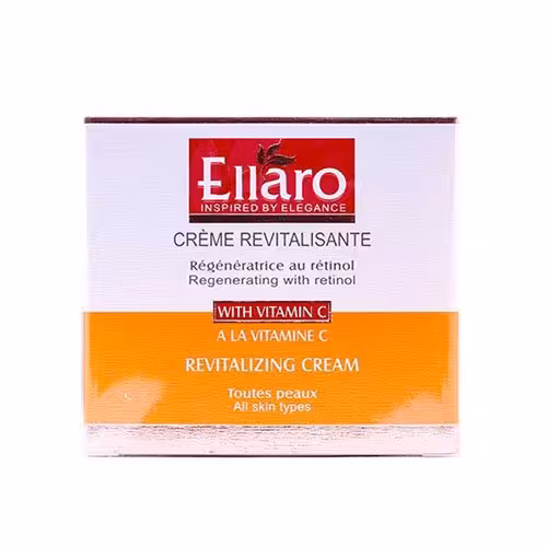 کرم احیا‎ کننده و شاداب ‎کننده حاوی ویتامین C الارو 50 میلی‎ لیتر