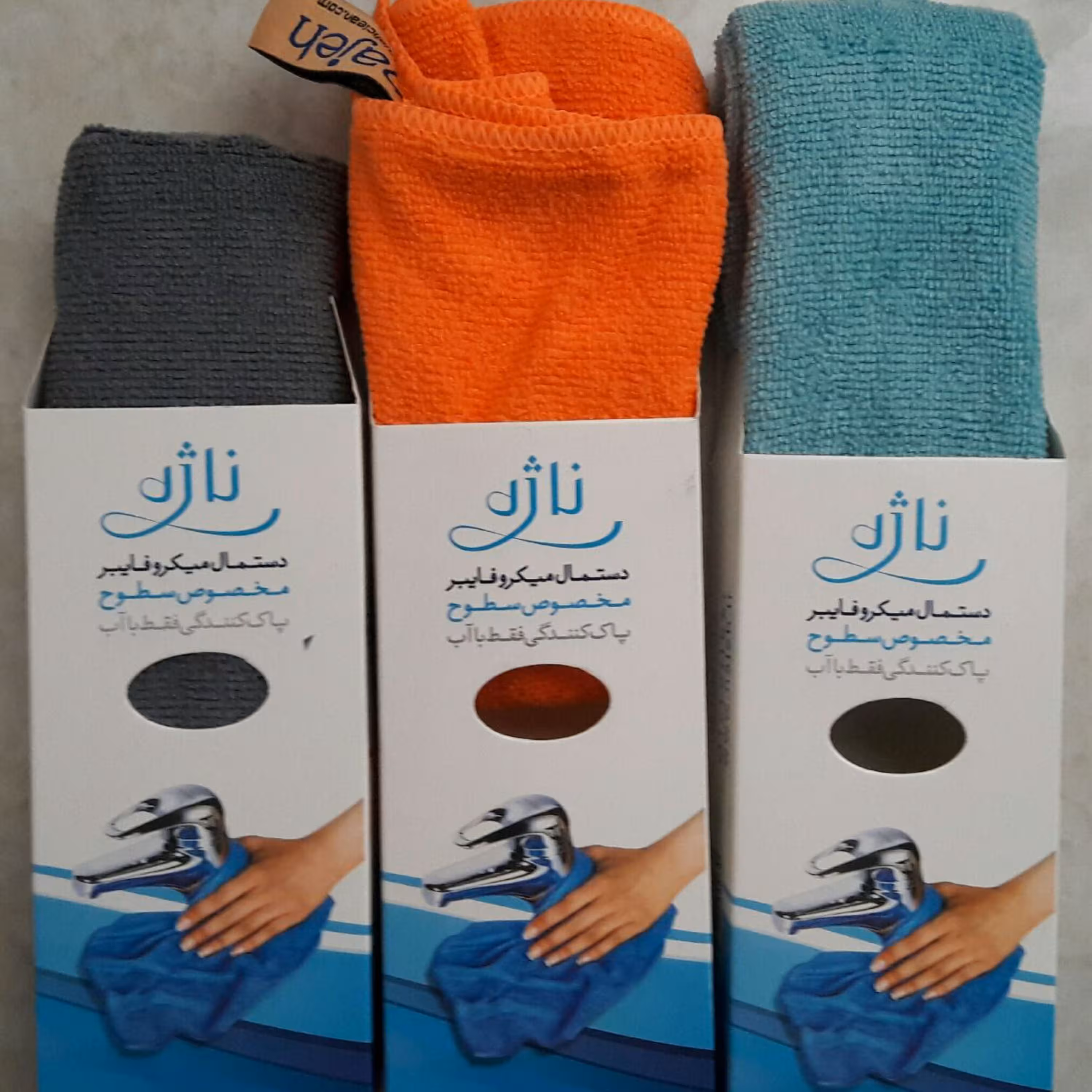 دستمال ناژه مخصوص سطوح اصلی سایز 30در50 همه کاره بدون پرزدهی