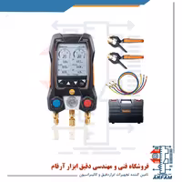 گیج دو قلو با گیج وکیوم و شلنگ تستو TESTO 550S With Hoses