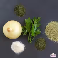 طعم دهنده پیاز جعفری 500 گرمی اعتماد (پیازجعفری )(پیاز جعفری ) | amazonchi