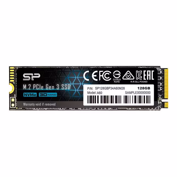 اس اس دی سیلیکون پاور مدل P34A60 PCIe Gen3&#215;4 ظرفیت 128 گیگابایت