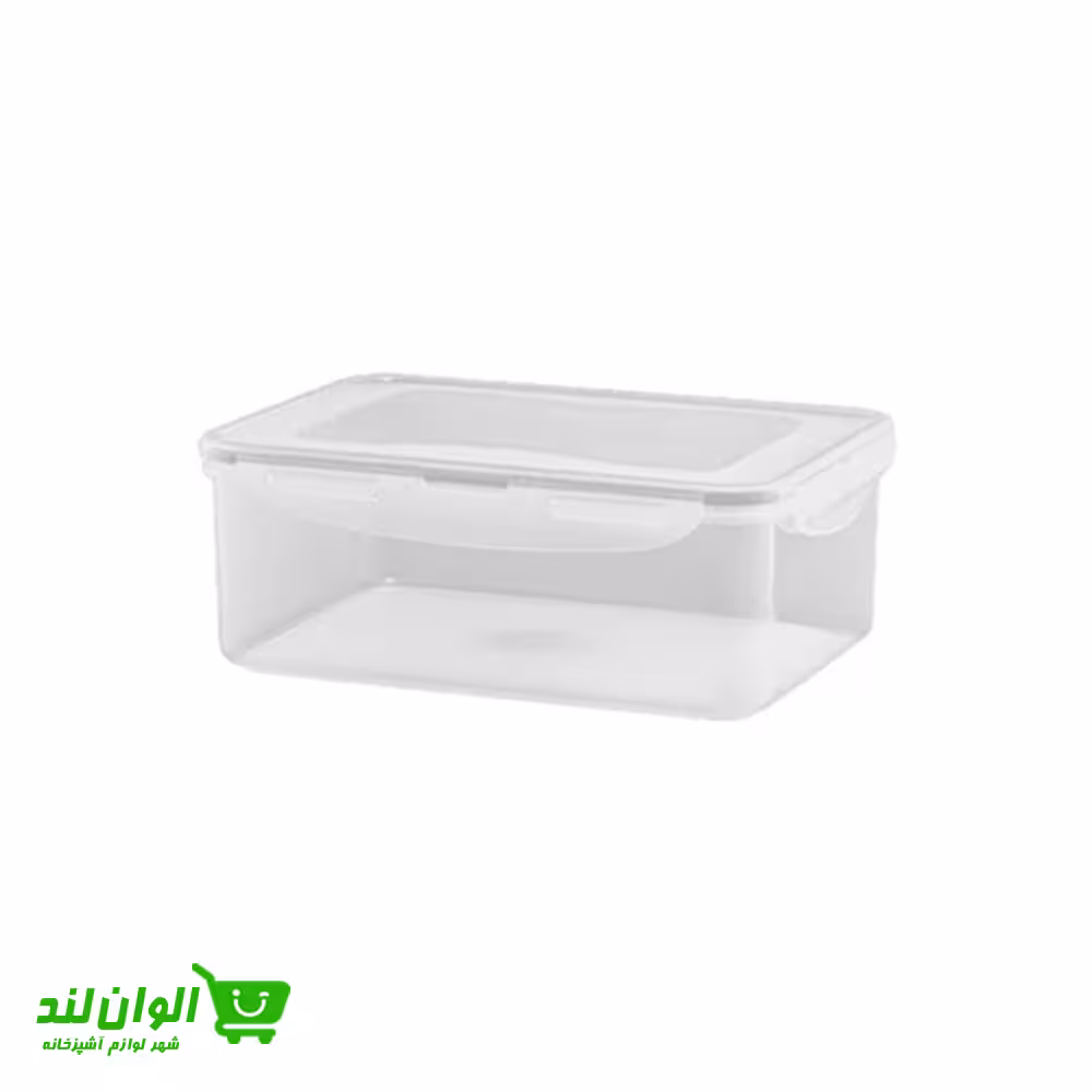 ظرف فریزری مستطیل لیمون 2.6 لیتر کد 37643
