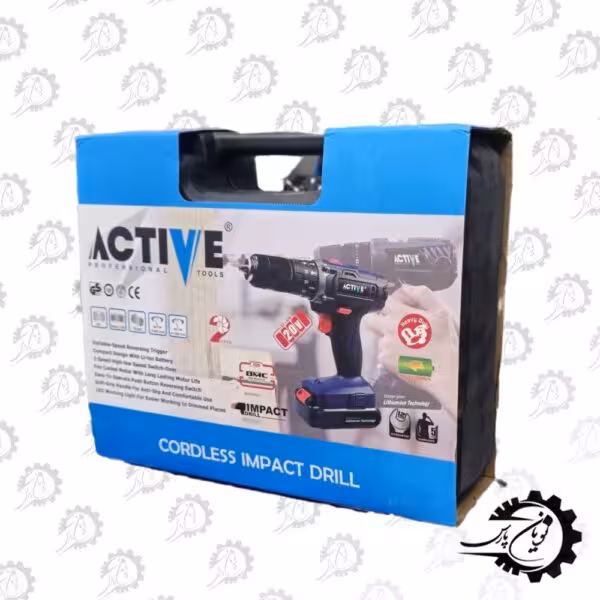 دریل شارژی 12ولت دوباطری 3112 اکتیو