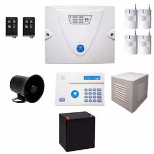 پک دزدگیر اماکن بیسیم کلاسیک با تلفن کننده سیم کارتی