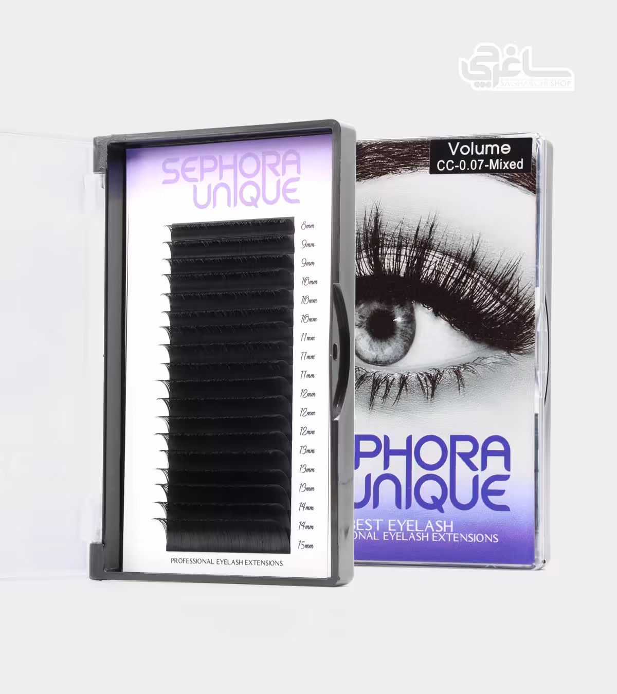 پالت مژه والیوم میکس 18 لاین سفورا Sephora unique