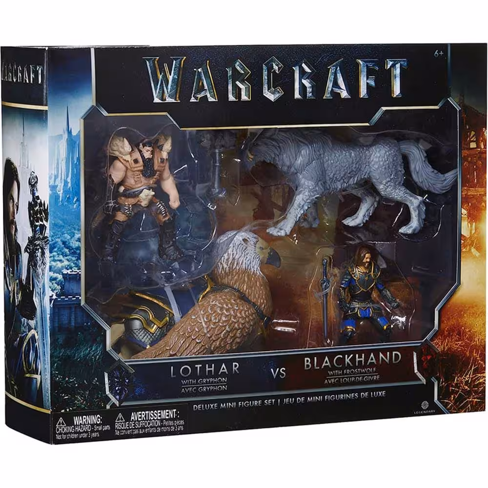 اکشن فیگور پک وارکرفت Lothar VS Blackhand