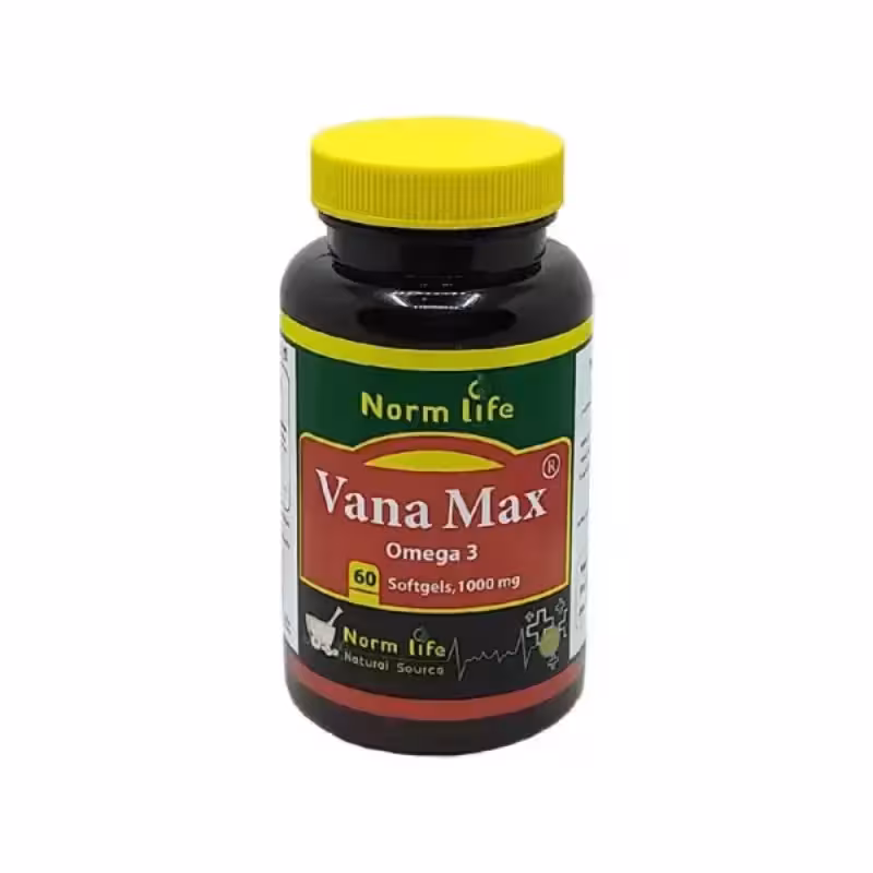سافت ژل امگا 3 وانا مکس نورم لایف 60 عدد
