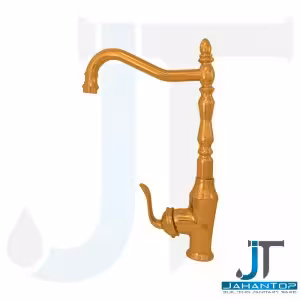 شیر ظرفشویی اهرمی طلایی آریانا (مدل آریسان)