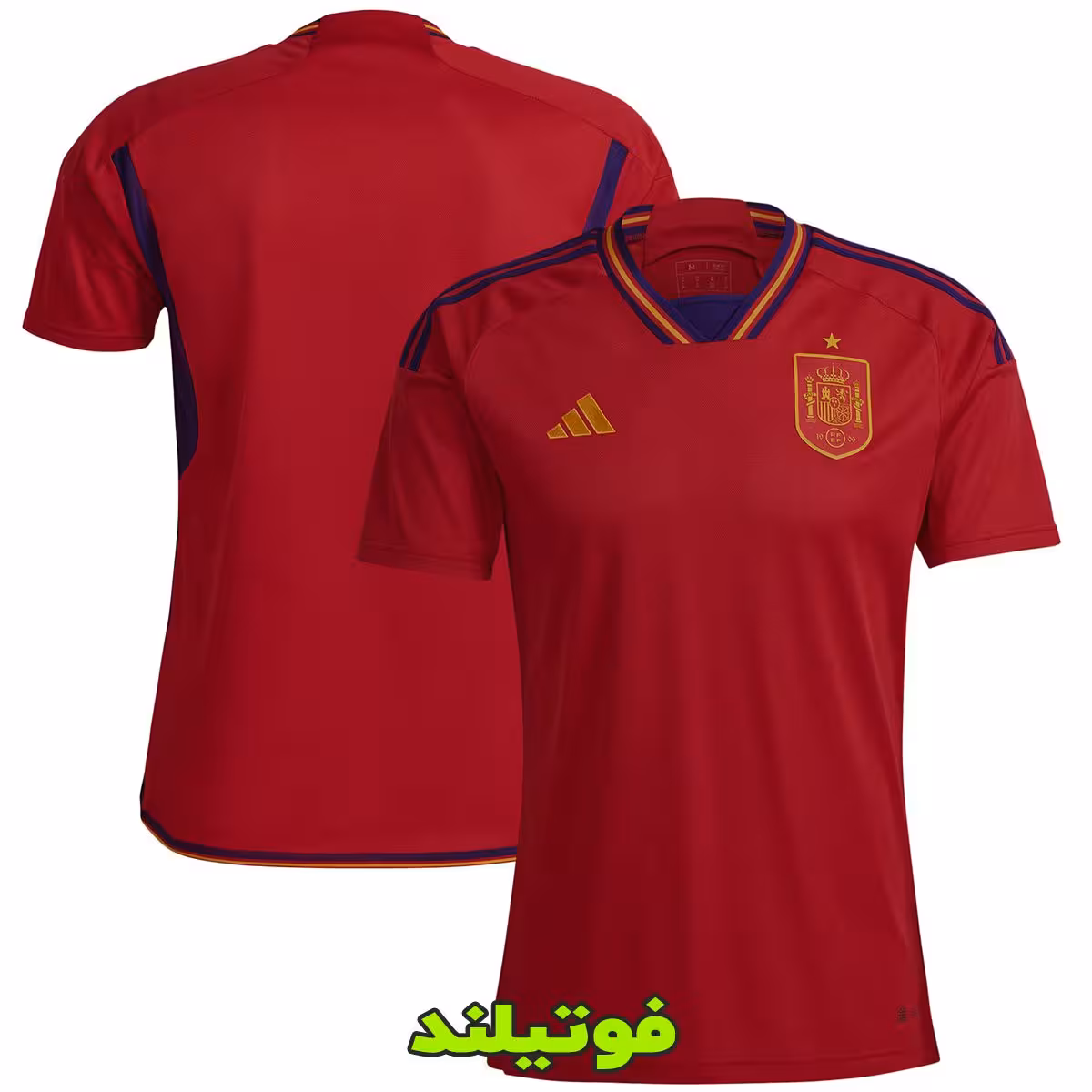 لباس تیم ملی اسپانیا 2022