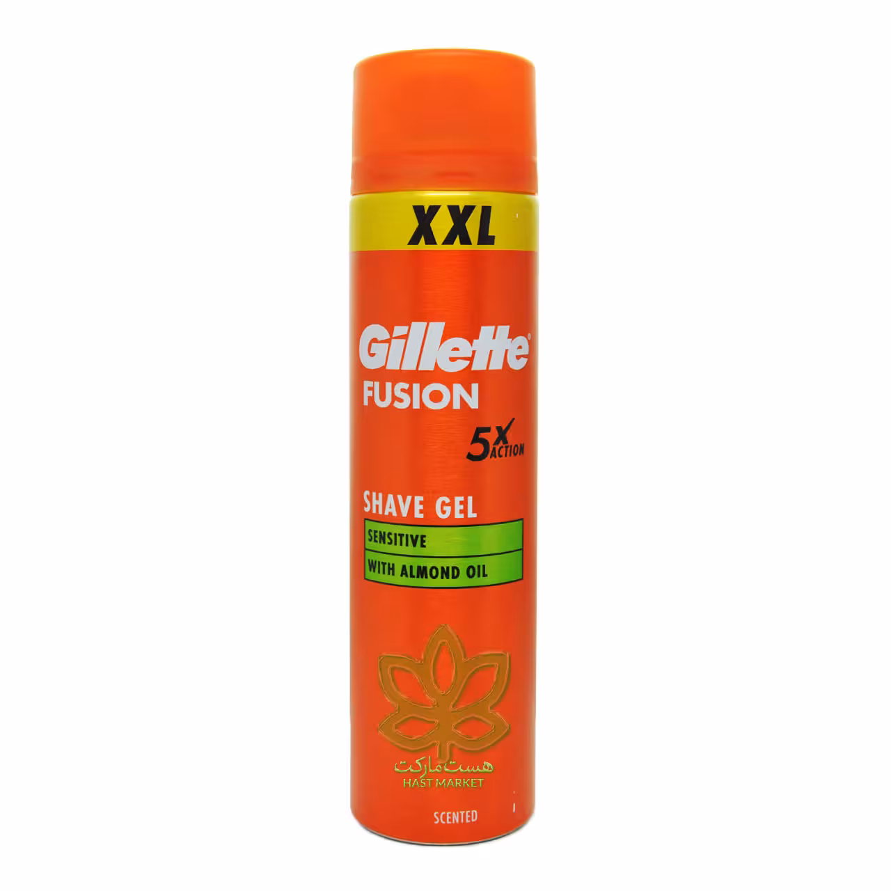 فوم اصلاح ژیلت مردانه با روغن بادام پوست حساس فیوژن 240 میل - gillette