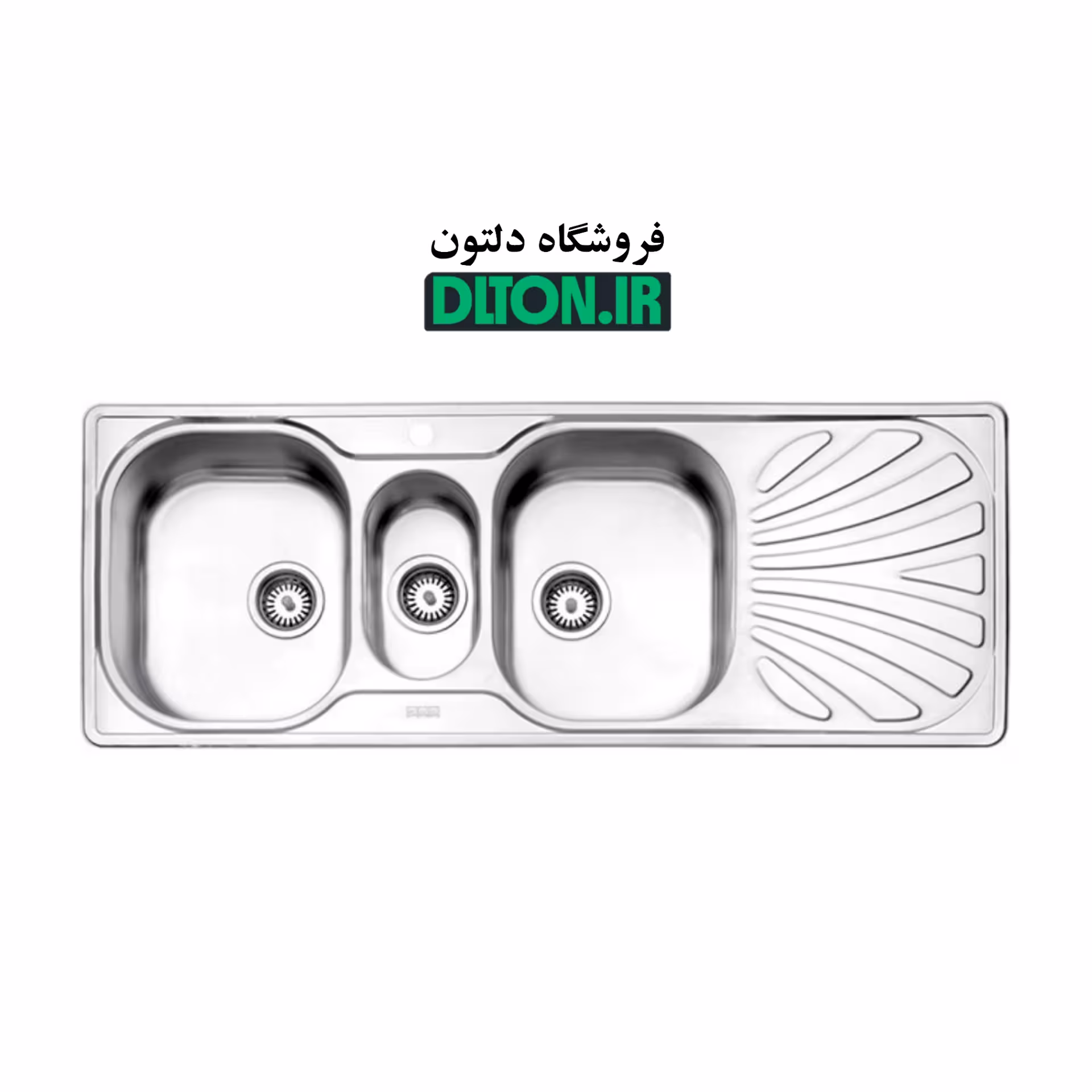 سینک استیل البرز مدل 530 توکار