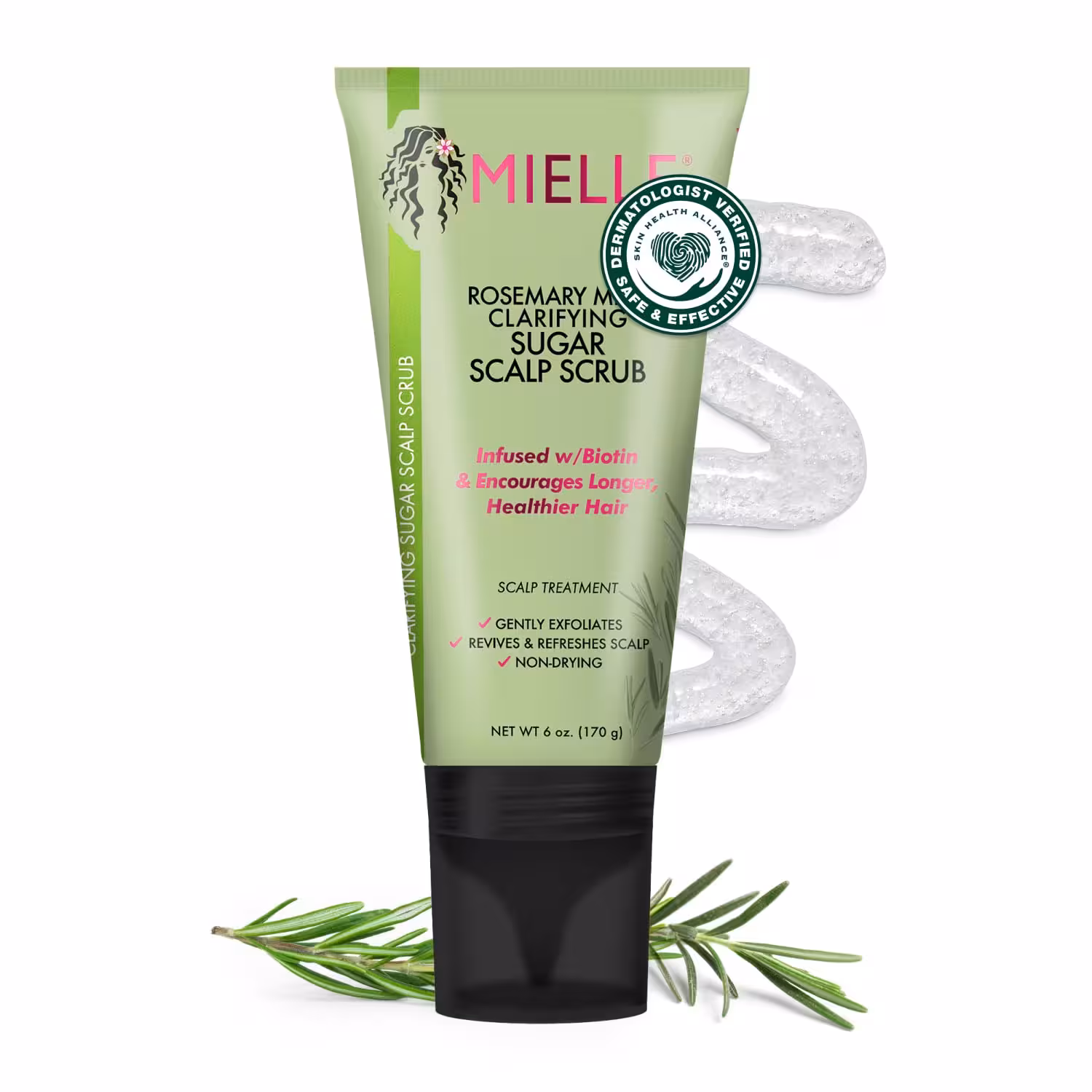 اسکراب کف سر رزماری و بیوتین مییله Mielle