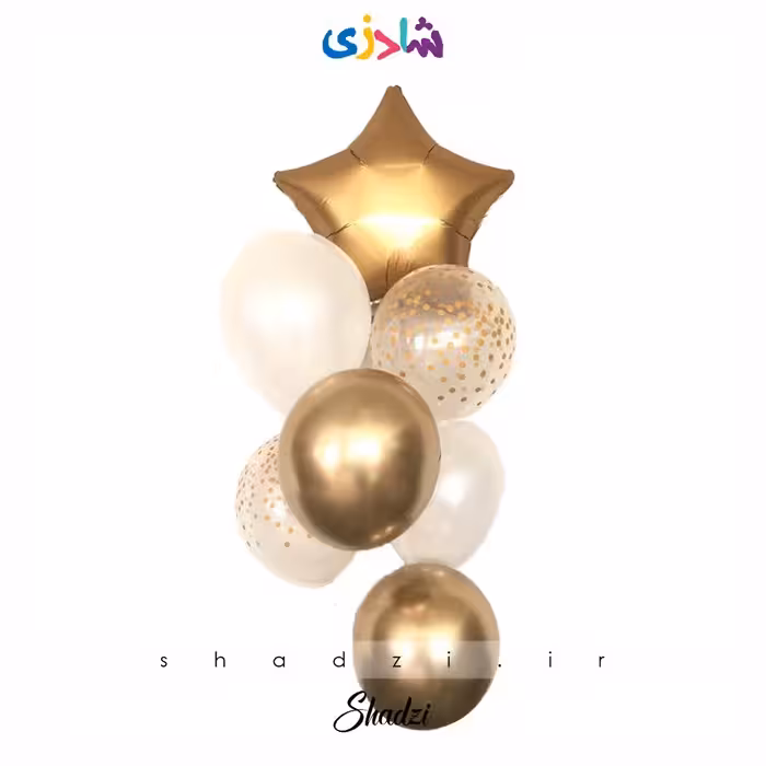 پک 7عددی کروم،پولکی،ستاره