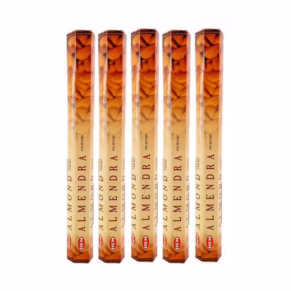 عود خوشبو کننده هوا هم بادام almond-ALENDRA پک 6 بسته ای