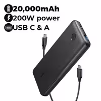 پاوربانک انکر مدل A1268 ظرفیت 20000 میلی آمپر ساعت