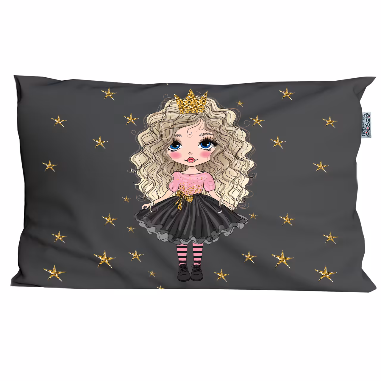 روبالشی کودک هزاردستان طرح دختر زیبا مدل rob302