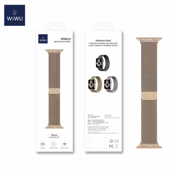 بند ویوو مدل Milano Stainless Steel مناسب برای اپل واچ 42/44 میلی متری