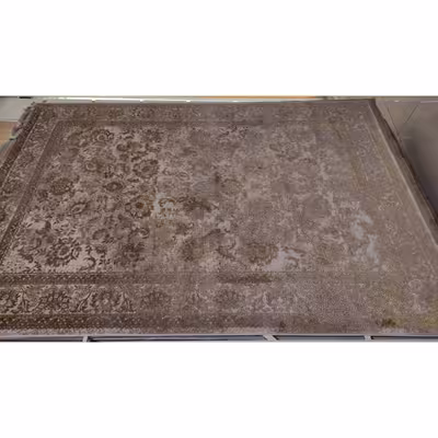 فرش ماشینی زمرد مشهد طرح پتینه مدل 2115