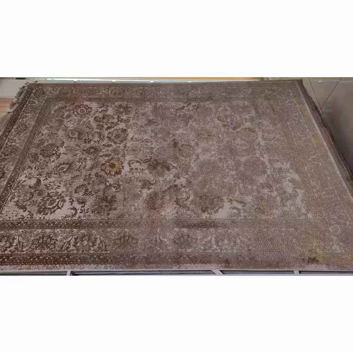 فرش ماشینی زمرد مشهد طرح پتینه مدل 2115