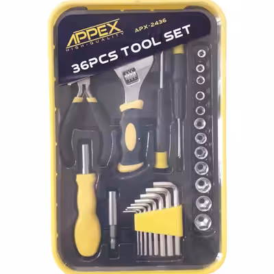 مجموعه ابزار 36 عددی اپکس مدل APX-2436