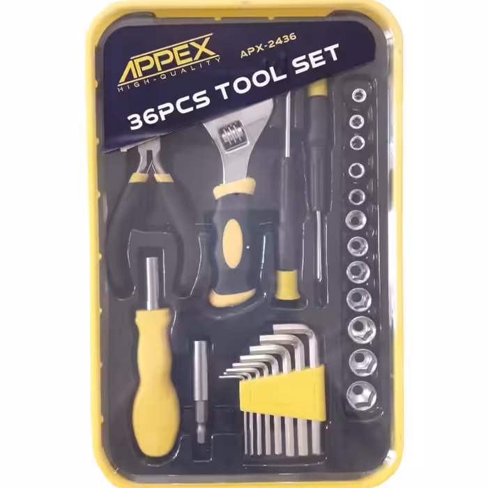 مجموعه ابزار 36 عددی اپکس مدل APX-2436