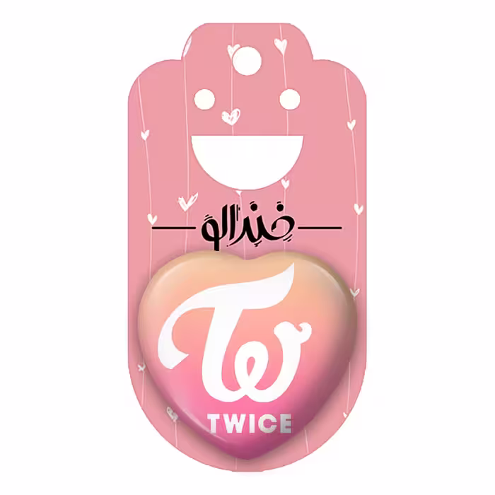 پیکسل خندالو طرح گروه توایس TWICE مدل قلبی کد 11669