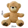 عروسک طرح خرس مدل FootScotch  کد 911 ارتفاع 28 سانتی‌متر