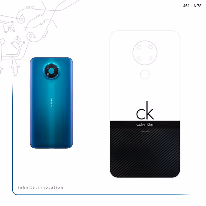 برچسب پوششی ماهوت مدل Calvin Klein مناسب برای گوشی موبایل نوکیا 3.4