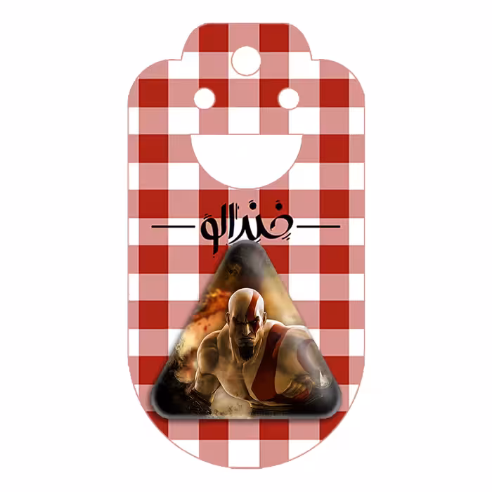 پیکسل خندالو طرح God Of War مدل مثلثی کد 4860