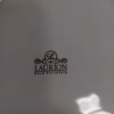 بشقاب خورش خوری لوریان مدل خط طلا بسته 6 عددی