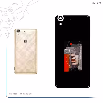 برچسب پوششی ماهوت مدل Collage of Mouth مناسب برای گوشی موبایل هوآوی Y6 II