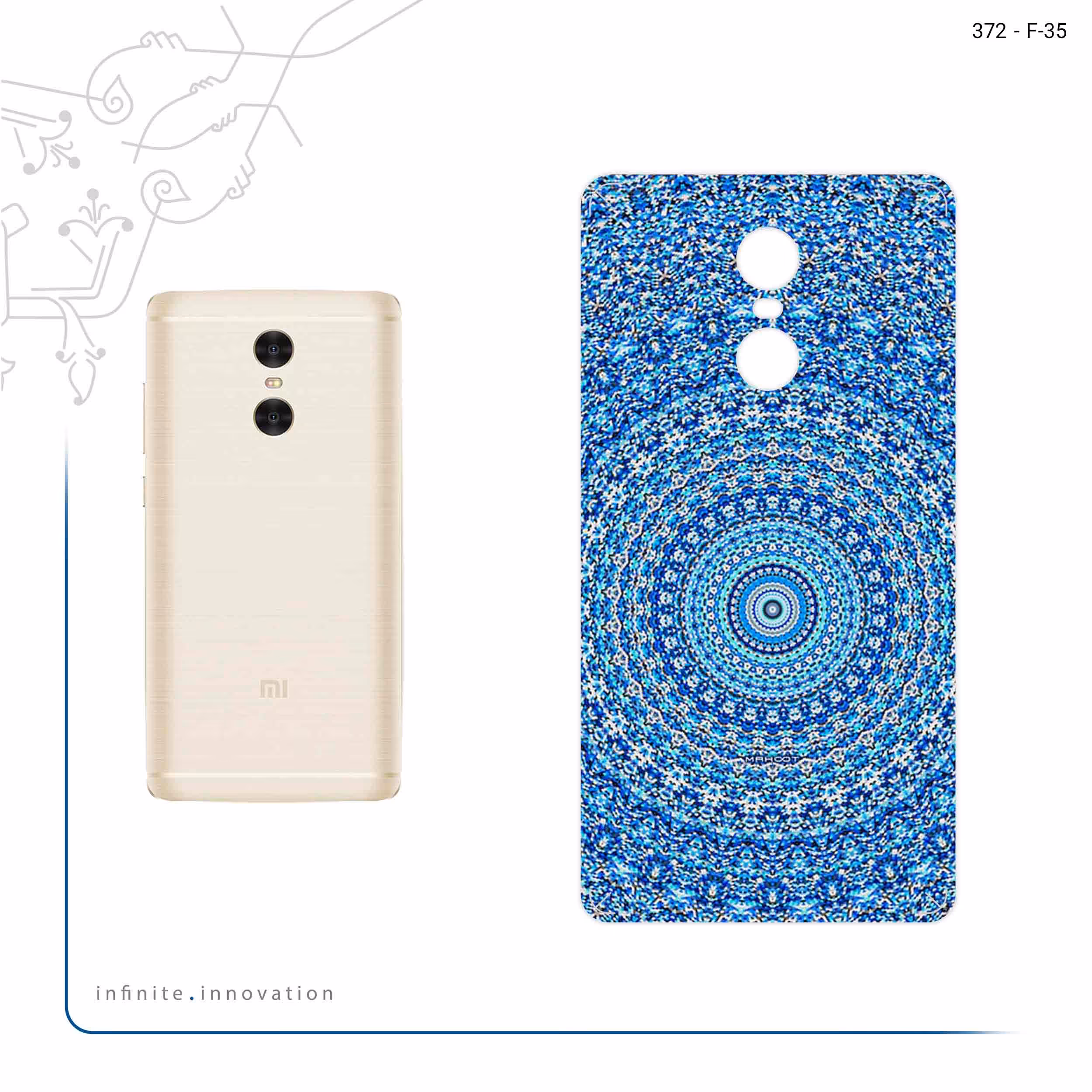 برچسب پوششی ماهوت مدل Mandala Design 1 مناسب برای گوشی موبایل شیائومی Redmi Pro