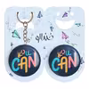 پیکسل خندالو مدل You Can کد 2733 به همراه جاکلیدی