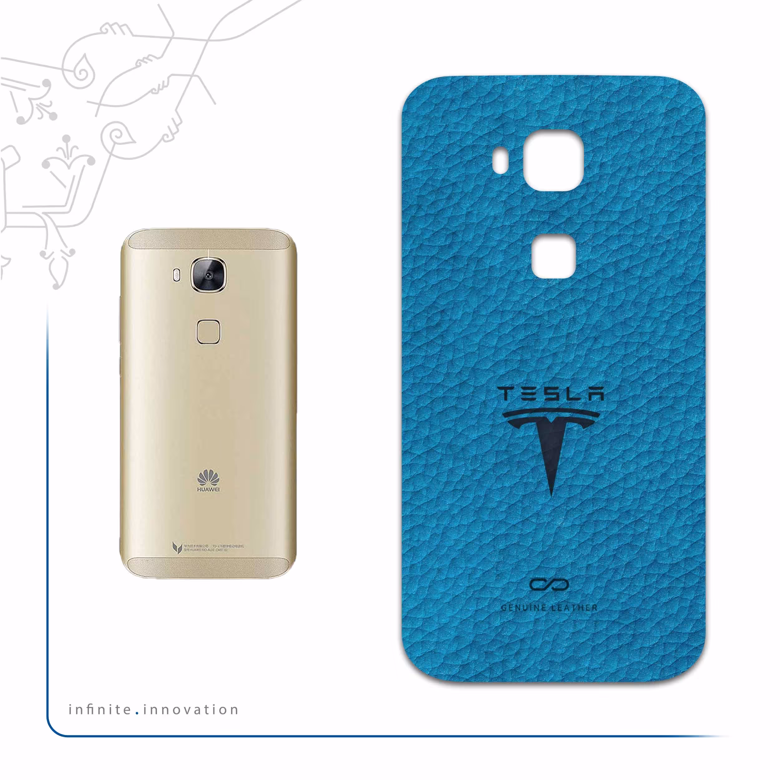 برچسب پوششی ماهوت مدل BL-TSLA مناسب برای گوشی موبایل هوآوی Ascend G8