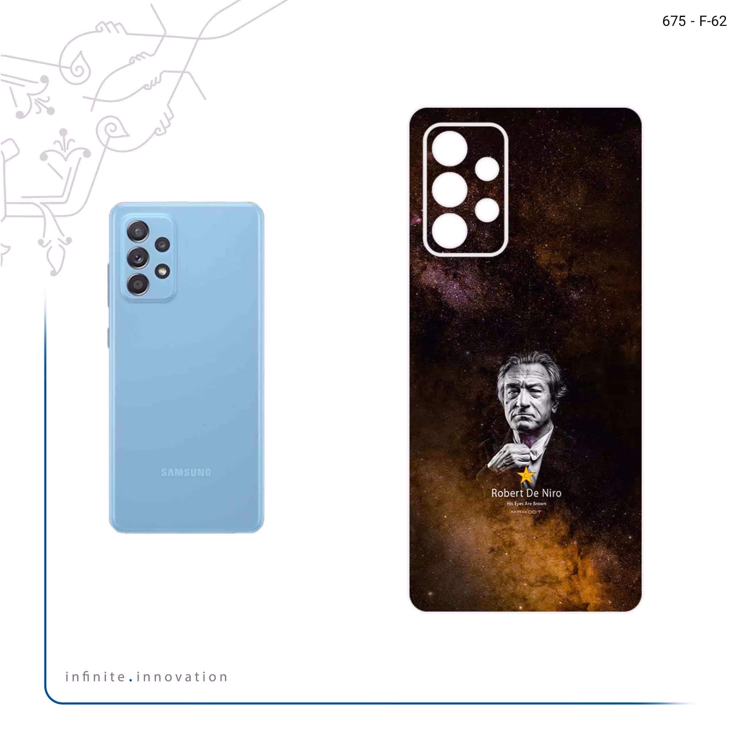 برچسب پوششی ماهوت مدل Robert De Niro مناسب برای گوشی موبایل سامسونگ Galaxy A53 5G