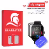 محافظ صفحه نمایش گلادیاتور مدل GWP2000 مناسب برای ساعت هوشمند شیائومی GTS 4 بسته دو عددی
