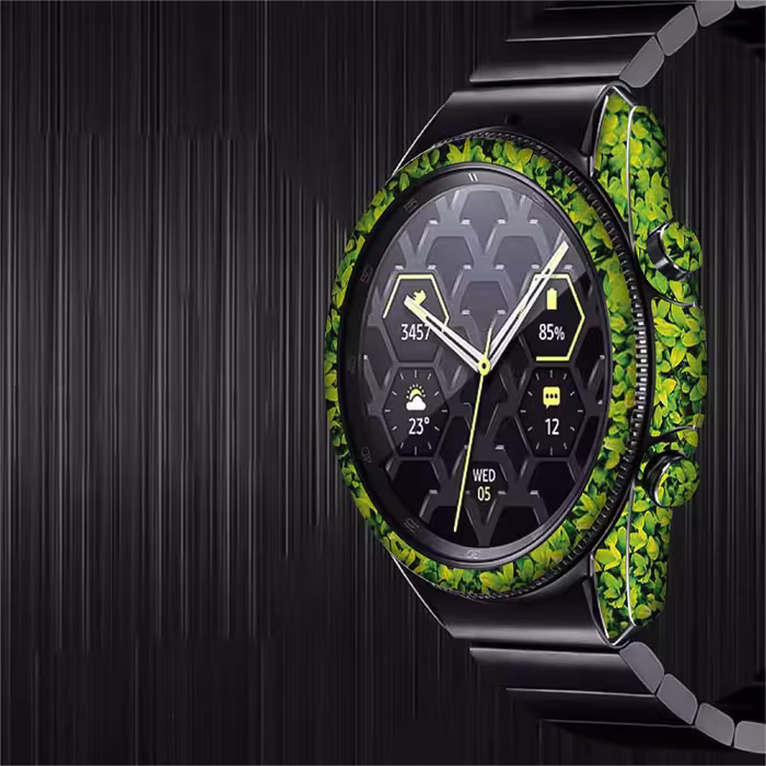 برچسب ماهوت طرح Leafs مناسب برای ساعت هوشمند سامسونگ Galaxy Watch3 45mm