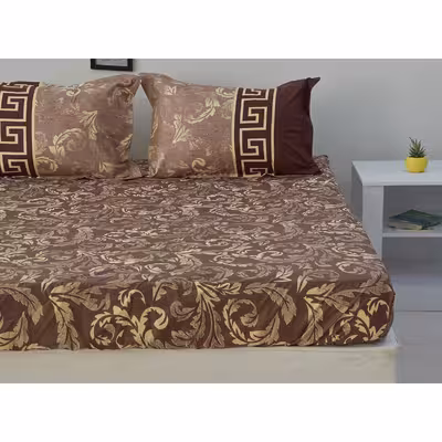 سرویس ملحفه بومرنگ مدل Elize دونفره 4 تکه