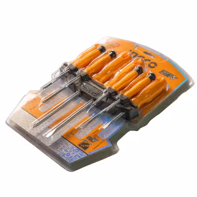 پیچ گوشتی اینکو مدل HKSD1058 مجموعه 10 عددی