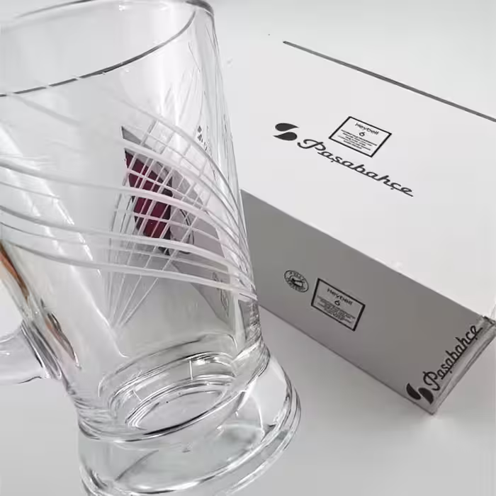 لیوان پاشاباغچه مدل Heybeli کد 55073 بسته 6 عددی