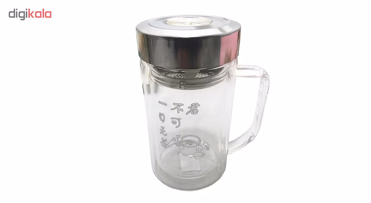 لیوان دمنوش ساز مدل دو جداره