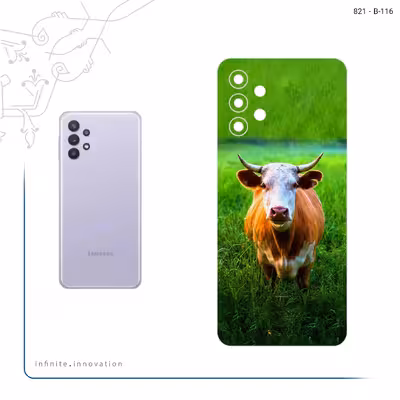 برچسب پوششی ماهوت مدل Cow مناسب برای گوشی موبایل سامسونگ Galaxy A32