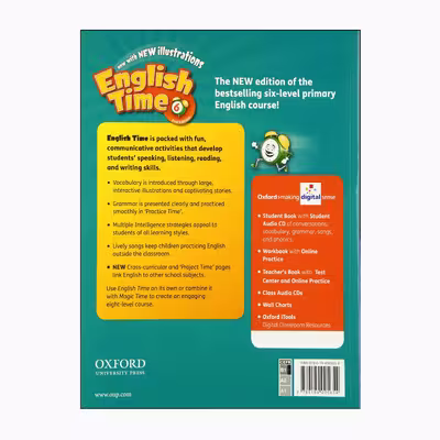 کتاب English Time 6 اثر Susan Rivers and Setsuko Toyama انتشارات OXFORD