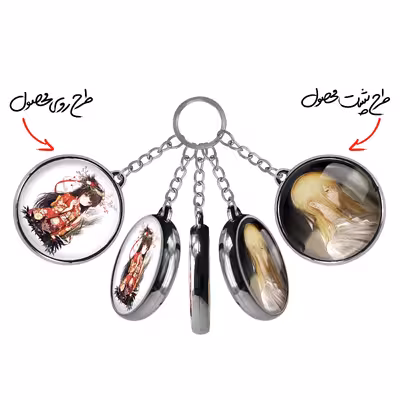 جاکلیدی خندالو طرح دختر انیمه ای مدل دوطرفه کد 1807718081