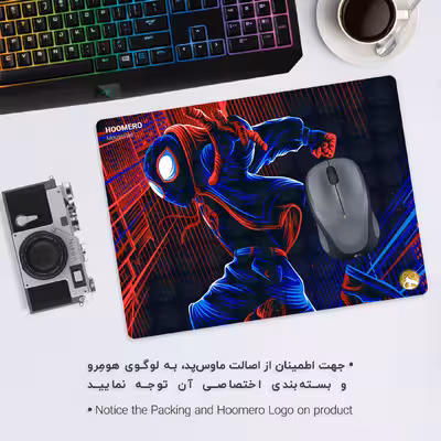 ماوس پد هومرو مدل A7719 طرح مرد عنکبوتی