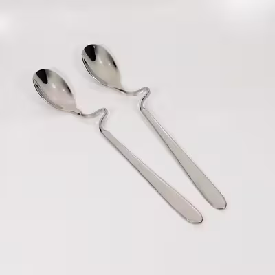 قاشق عسل خوری مدل دونا بسته 2 عددی