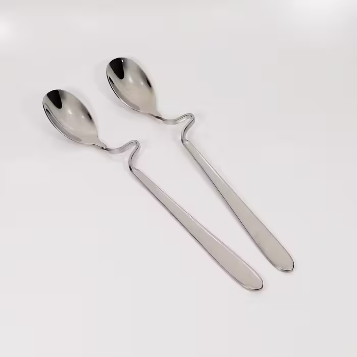 قاشق عسل خوری مدل دونا بسته 2 عددی