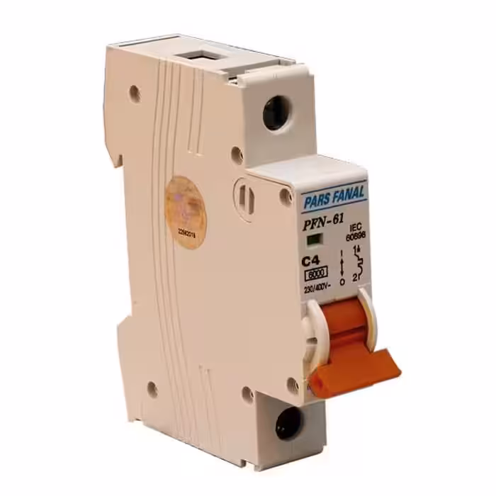 فیوز مینیاتوری تک فاز 4 آمپر پارس فانال مدل C4